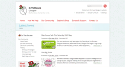 Desktop Screenshot of emmausglasgow.org.uk