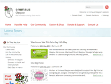 Tablet Screenshot of emmausglasgow.org.uk
